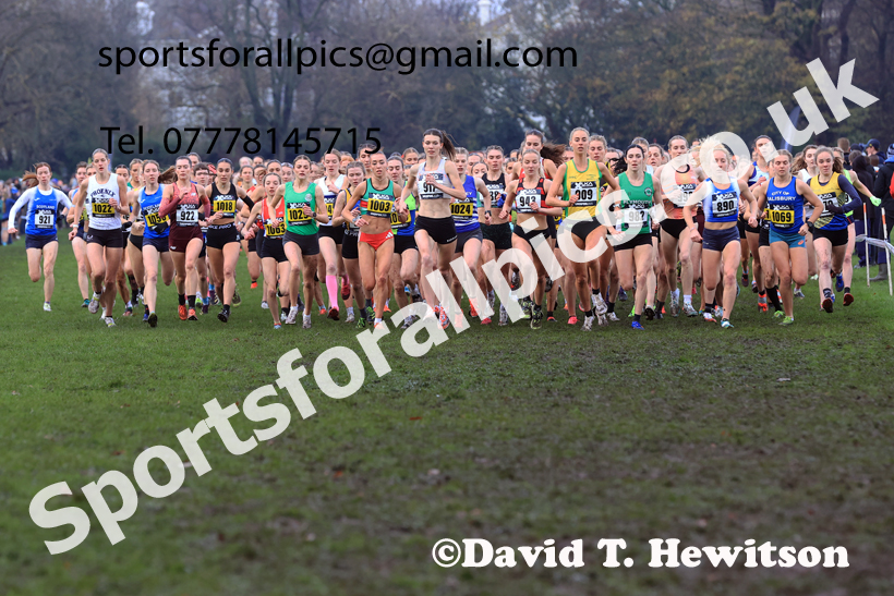 Senior Womens and Under-23s 2025 Liverpool Cross Challenge, Sefton Park, Saturday, November 22th. Photo: David T. Hewitson/Sports for All Pics